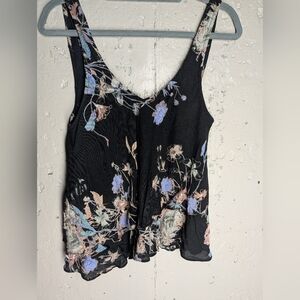 Free People Intimately Free Whimsical Fairy Style Cami Ruffle Hems